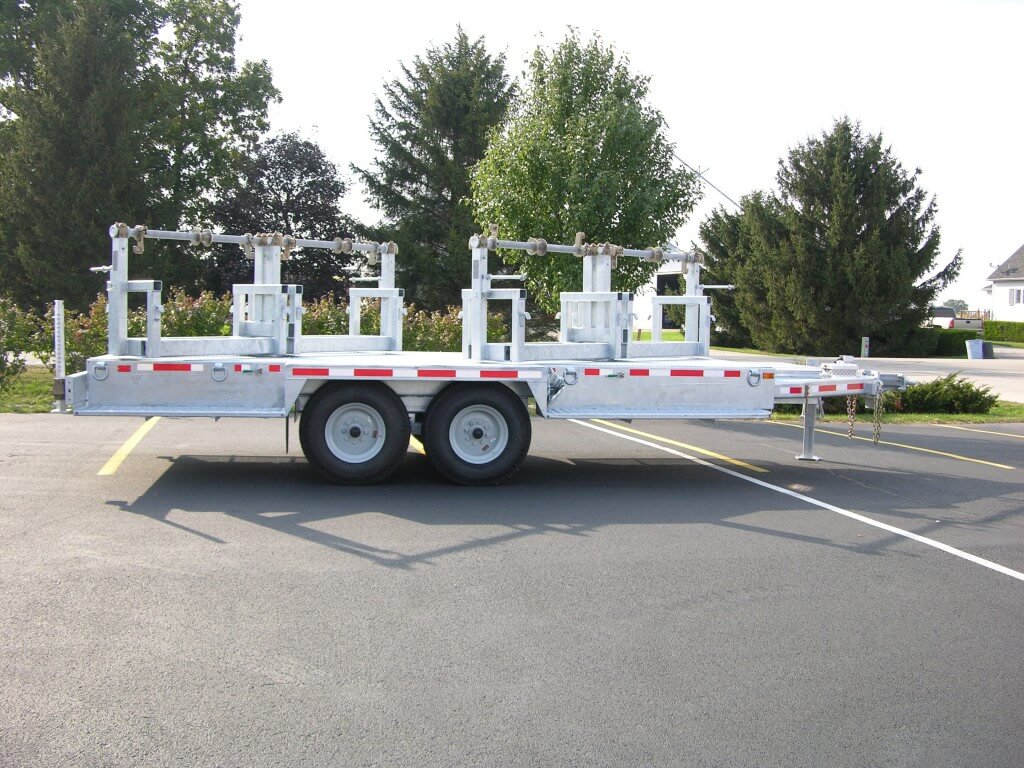 Reel Station Side By Side Turret Trailer Sauber Mfg Co